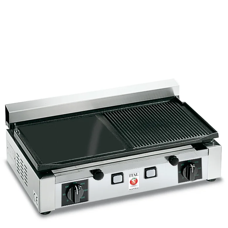 Electric Fry-Top (Half Smooth / Half Grooved)
