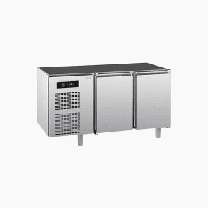 Freezer Counter 2 Door with Backsplash 250 L